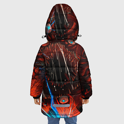 Зимняя куртка для девочки Terraria / 3D-Светло-серый – фото 4