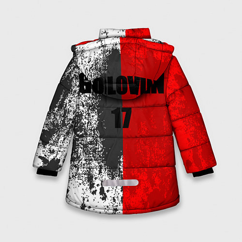 Зимняя куртка для девочки Головин / 3D-Красный – фото 2