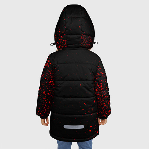 Зимняя куртка для девочки Payton Moormeier / 3D-Светло-серый – фото 4