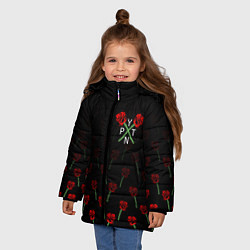 Куртка зимняя для девочки Payton Moormeier: TikTok, цвет: 3D-черный — фото 2