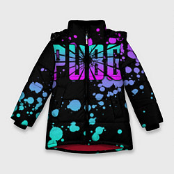 Куртка зимняя для девочки PUBG, цвет: 3D-красный