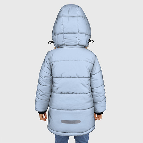 Зимняя куртка для девочки Billie Eilish / 3D-Светло-серый – фото 4