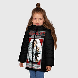 Куртка зимняя для девочки Антон Чехов, цвет: 3D-черный — фото 2