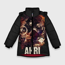 Куртка зимняя для девочки Ahri, цвет: 3D-красный