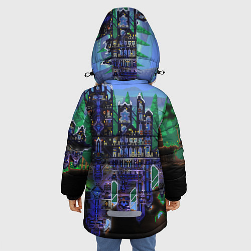 Зимняя куртка для девочки TERRARIA / 3D-Светло-серый – фото 4