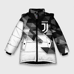 Куртка зимняя для девочки JUVENTUS, цвет: 3D-черный