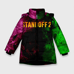 Куртка зимняя для девочки STANDOFF 2, цвет: 3D-черный
