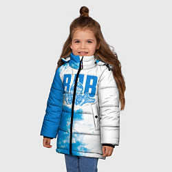 Куртка зимняя для девочки ВДВ, цвет: 3D-красный — фото 2