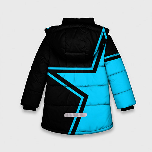 Зимняя куртка для девочки ВДВ / 3D-Светло-серый – фото 2