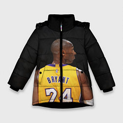 Куртка зимняя для девочки Kobe Bryant, цвет: 3D-черный