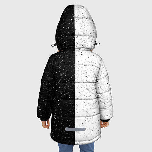 Зимняя куртка для девочки Hollow Knight / 3D-Светло-серый – фото 4