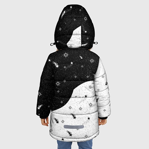 Зимняя куртка для девочки ЪУЪ / 3D-Светло-серый – фото 4