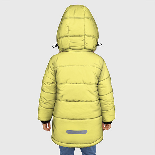 Зимняя куртка для девочки Авокадо / 3D-Светло-серый – фото 4