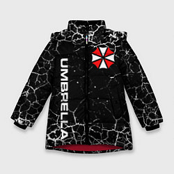Куртка зимняя для девочки UMBRELLA CORPORATION, цвет: 3D-красный