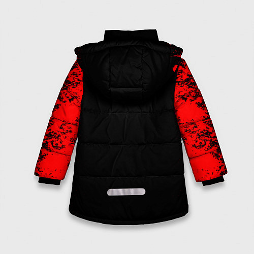 Зимняя куртка для девочки Егор Крид / 3D-Красный – фото 2