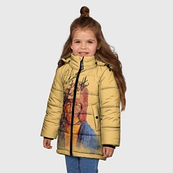 Куртка зимняя для девочки Arturo Gatti, цвет: 3D-черный — фото 2