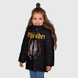 Куртка зимняя для девочки Arturo 'Thunder' Gatti, цвет: 3D-светло-серый — фото 2