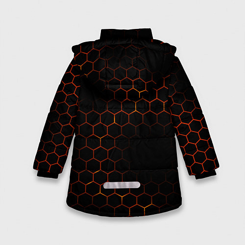 Зимняя куртка для девочки APEX LEGENDS / 3D-Светло-серый – фото 2