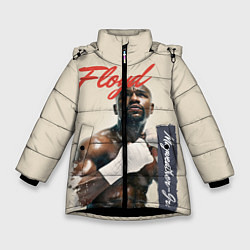 Куртка зимняя для девочки Floyd, цвет: 3D-черный