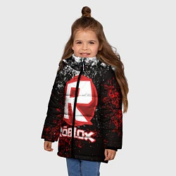 Куртка зимняя для девочки ROBLOX, цвет: 3D-красный — фото 2