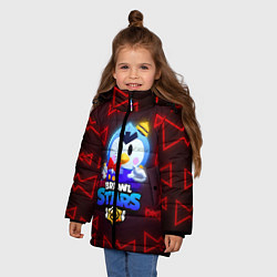 Куртка зимняя для девочки Brawl Stars MrP, цвет: 3D-черный — фото 2