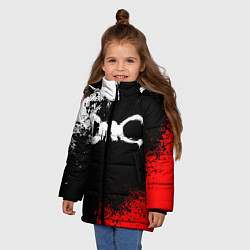 Куртка зимняя для девочки DEVIL MAY CRY DMC, цвет: 3D-светло-серый — фото 2