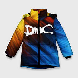 Куртка зимняя для девочки DEVIL MAY CRY DMC, цвет: 3D-черный