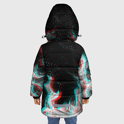 Зимняя куртка для девочки DEVIL MAY CRY DMC / 3D-Светло-серый – фото 4