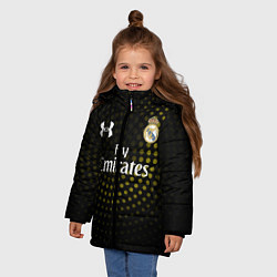 Куртка зимняя для девочки Real Madrid, цвет: 3D-красный — фото 2
