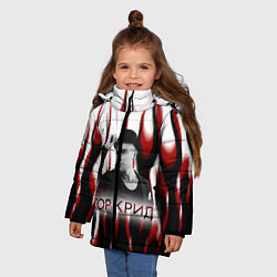 Куртка зимняя для девочки Егор Крид, цвет: 3D-черный — фото 2