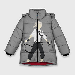 Куртка зимняя для девочки Atsushi Nakajima, цвет: 3D-красный