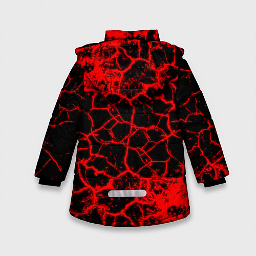 Зимняя куртка для девочки CountryHumans / 3D-Красный – фото 2