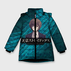 Куртка зимняя для девочки Bungou Stray Dogs, цвет: 3D-черный