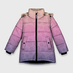 Зимняя куртка для девочки Абстрактный узор