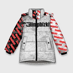 Куртка зимняя для девочки LIMP BIZKIT, цвет: 3D-светло-серый
