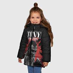 Куртка зимняя для девочки Tony Ferguson, цвет: 3D-светло-серый — фото 2