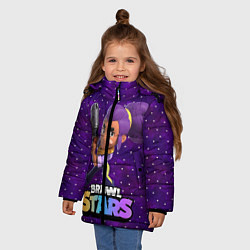 Куртка зимняя для девочки Brawl stars Шелли, цвет: 3D-красный — фото 2