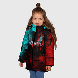 Куртка зимняя для девочки DEVIL MAY CRY, цвет: 3D-черный — фото 2