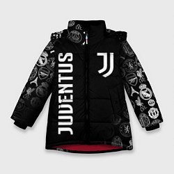 Куртка зимняя для девочки JUVENTUS, цвет: 3D-красный