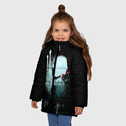 Куртка зимняя для девочки ВЕДЬМАК, цвет: 3D-красный — фото 2
