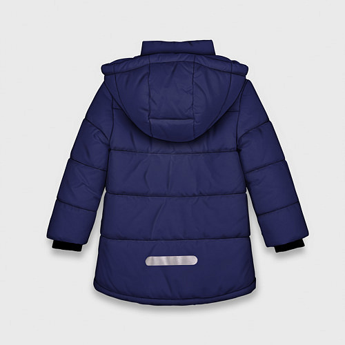 Зимняя куртка для девочки Козерог Знак Зодиака / 3D-Красный – фото 2