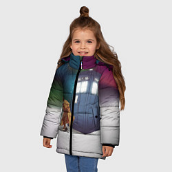 Куртка зимняя для девочки THE DOCTOR, цвет: 3D-черный — фото 2