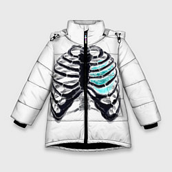 Куртка зимняя для девочки X-Ray, цвет: 3D-черный