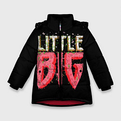 Куртка зимняя для девочки Little Big, цвет: 3D-красный