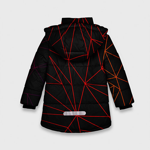 Зимняя куртка для девочки CSGO / 3D-Красный – фото 2