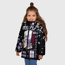 Куртка зимняя для девочки JoJo Bizarre Adventure, цвет: 3D-черный — фото 2