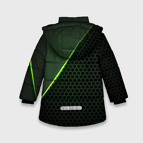 Зимняя куртка для девочки Skoda / 3D-Светло-серый – фото 2