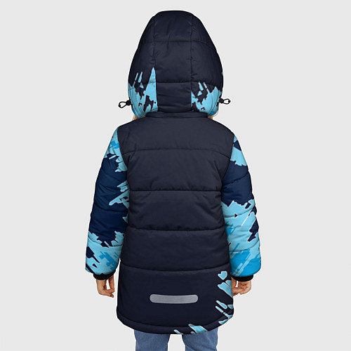 Зимняя куртка для девочки Sonik / 3D-Светло-серый – фото 4