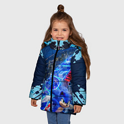Куртка зимняя для девочки Sonik, цвет: 3D-светло-серый — фото 2