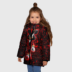 Куртка зимняя для девочки СОНИК, цвет: 3D-светло-серый — фото 2
